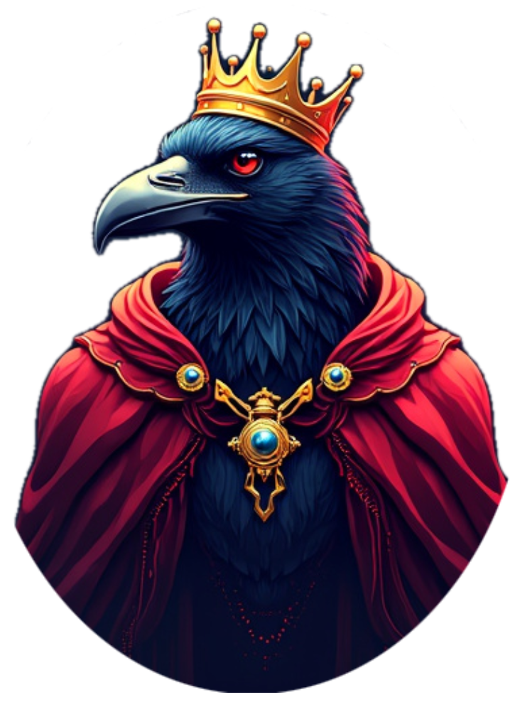 Royal Raven Card